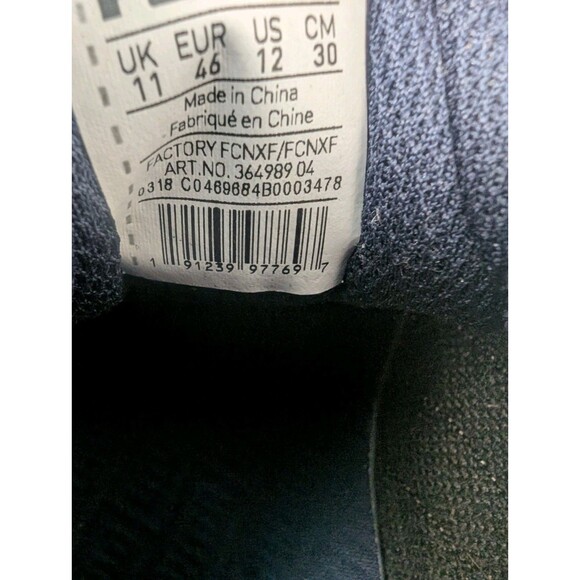 Puma Smash V2 Blue White Suede Leather Shoes Sneakers Size 12 Style 364989-04 - Picture 9 of 11